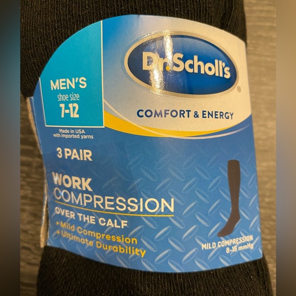 Dr. Scholl's Underwear & Socks Dr Scholls Mens Athletic Work